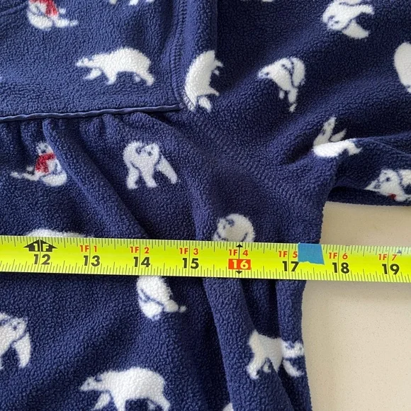 Lands End Soft and Plush Fleece Nightgown - 12 A - Picture 7 of 7